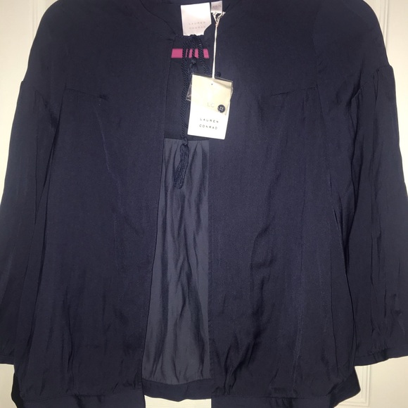 Lauren Conrad embroidered top, cape, jacket, cover. Size extra small/small - Picture 2 of 3